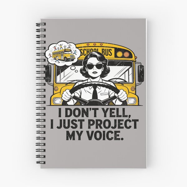 Item preview, Funny School Bus Driver Gift I Don't Yell School Bus Driver Design designed and sold by thoughtswear.