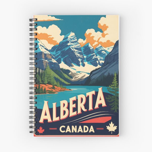 Item preview, Alberta Edmonton Calgary Canada Vintage Travel Tourism designed and sold by TravelersGems.