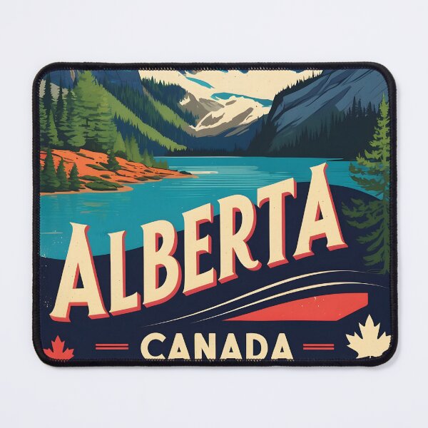 Item preview, Alberta Edmonton Calgary Canada Vintage Travel Tourism designed and sold by TravelersGems.