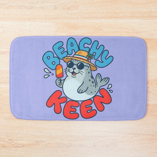 Item preview, Beachy Keen – Cute Seal Summer Design designed and sold by Sea Gem.