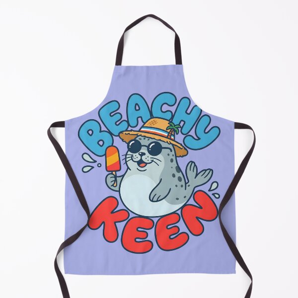 Item preview, Beachy Keen – Cute Seal Summer Design designed and sold by Sea Gem.