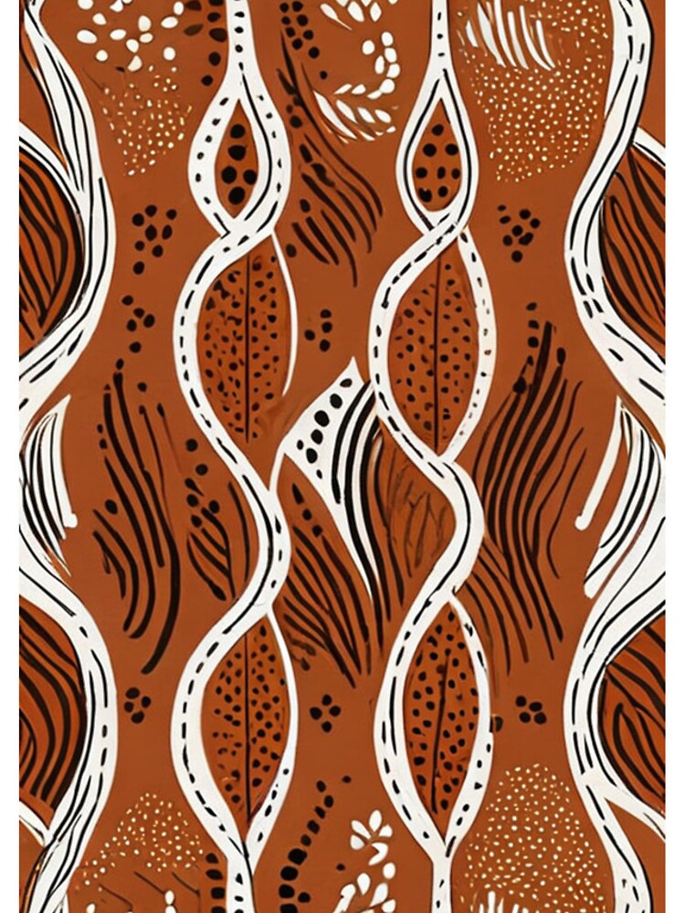 Imagen 4 de 4, Funda de iPhone con la obra Textile Art - Geometric Motif, Afro-Bohemian Style, diseñada y vendida por Reverso-Design.