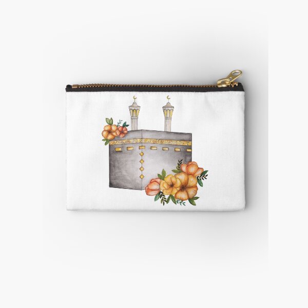 Item preview, Minimal Kaaba Floral Watercolor Illustration designed and sold by ARTIFIED.BY.FRIENDSHIP.