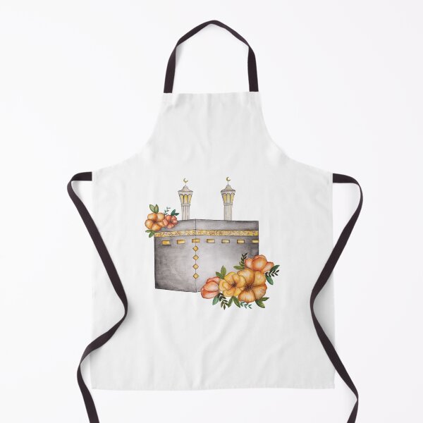 Item preview, Minimal Kaaba Floral Watercolor Illustration designed and sold by ARTIFIED.BY.FRIENDSHIP.