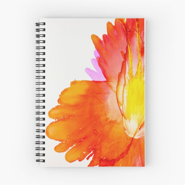 Item preview, Fiery Bloom – Vibrant Orange and Pink Watercolor Flower designed and sold by BuckaBaby.