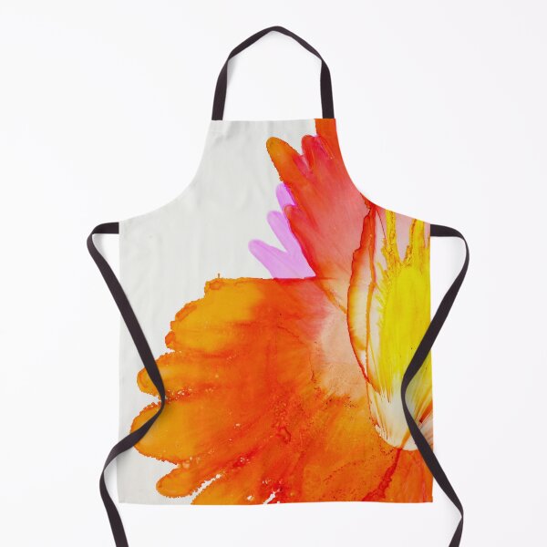 Item preview, Fiery Bloom – Vibrant Orange and Pink Watercolor Flower designed and sold by BuckaBaby.