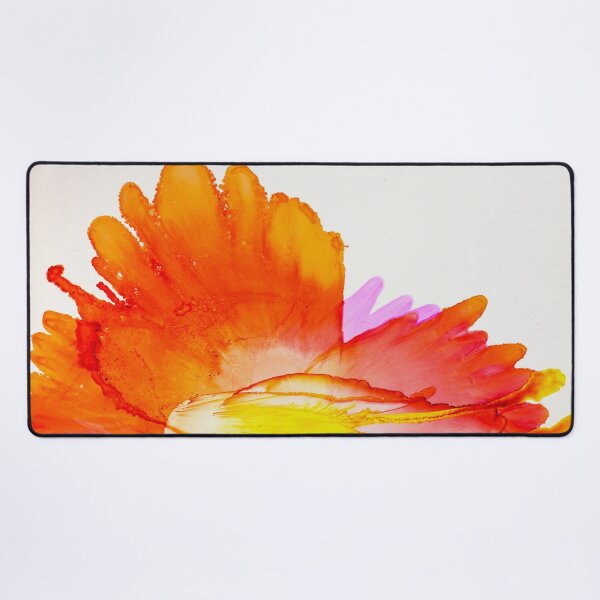 Item preview, Fiery Bloom – Vibrant Orange and Pink Watercolor Flower designed and sold by BuckaBaby.