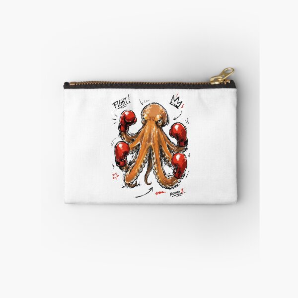 Item preview, Fight Round 1 Boxing Octopus – Bold Hand-Drawn Warrior Art designed and sold by RamyGallery.