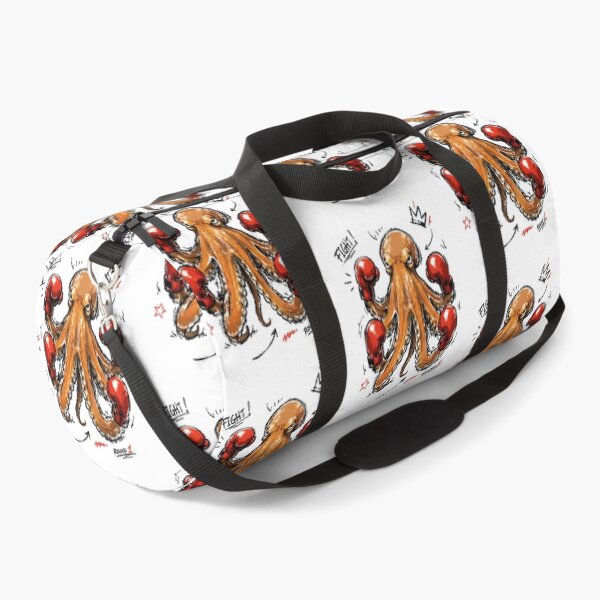 Item preview, Fight Round 1 Boxing Octopus – Bold Hand-Drawn Warrior Art designed and sold by RamyGallery.