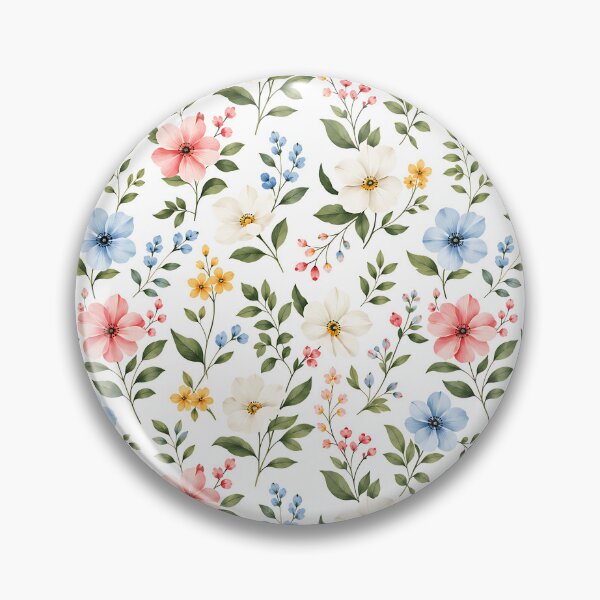 Item preview, Watercolor Wildflower Seamless Pattern Botanical designed and sold by Aureva Arts Shop.