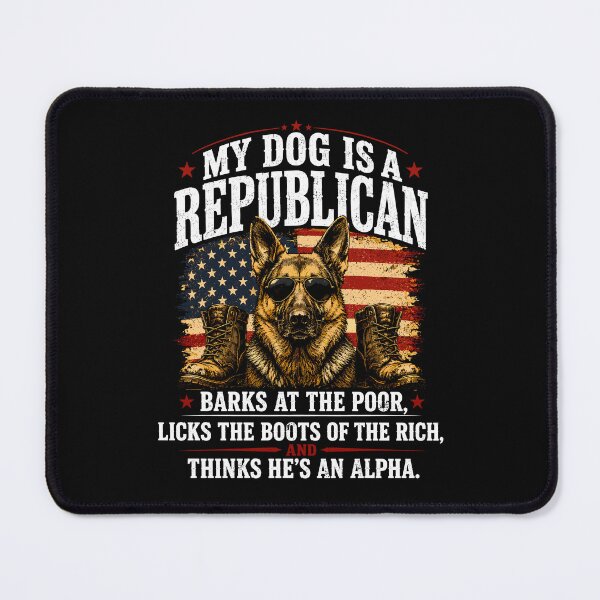 Item preview, My Dog Is Republican  designed and sold by Area50one.