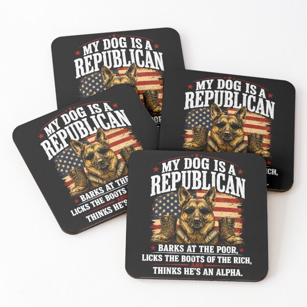 Item preview, My Dog Is Republican  designed and sold by Area50one.