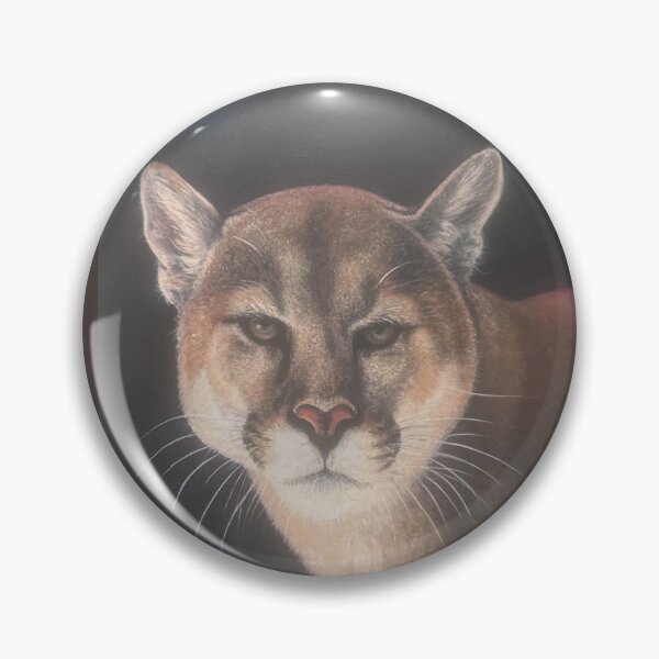Item preview, Mystic Cougar Night Stalker Acrylic Painting designed and sold by Artdesrapides.
