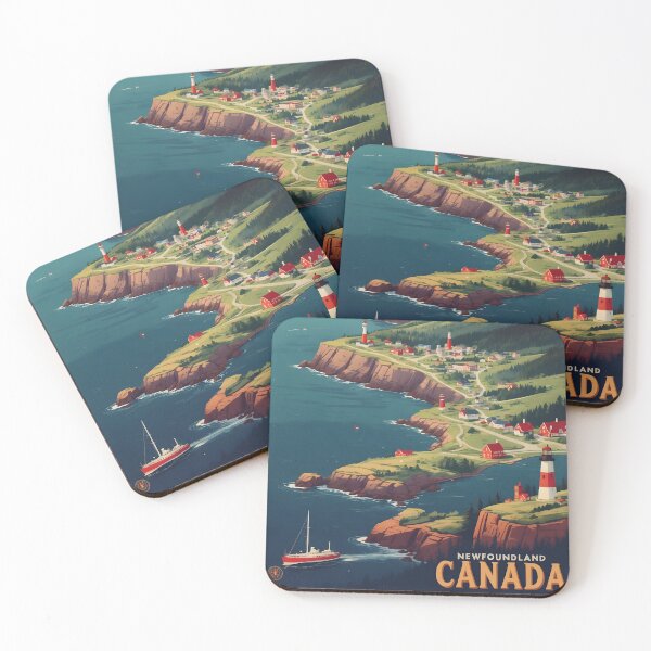 Item preview, Newfoundland and Labrador Canada Vintage Travel Tourism designed and sold by TravelersGems.