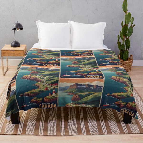 Item preview, Newfoundland and Labrador Canada Vintage Travel Tourism designed and sold by TravelersGems.