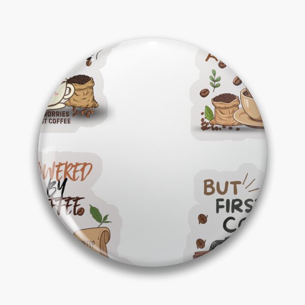 Item preview, Cute Coffee Lover Aesthetic Sticker Sheet designed and sold by KAWAII STUDIO NB.