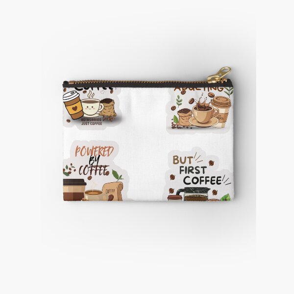 Item preview, Cute Coffee Lover Aesthetic Sticker Sheet designed and sold by KAWAII STUDIO NB.