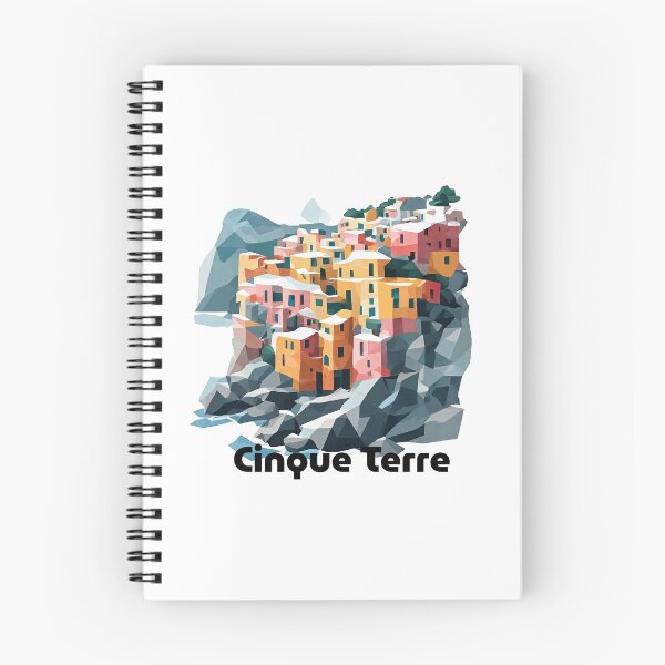 Item preview, Cinque Terre Italy Travel Poster - Abstract Italian Coastal Architecture Art designed and sold by OzzFrequency.
