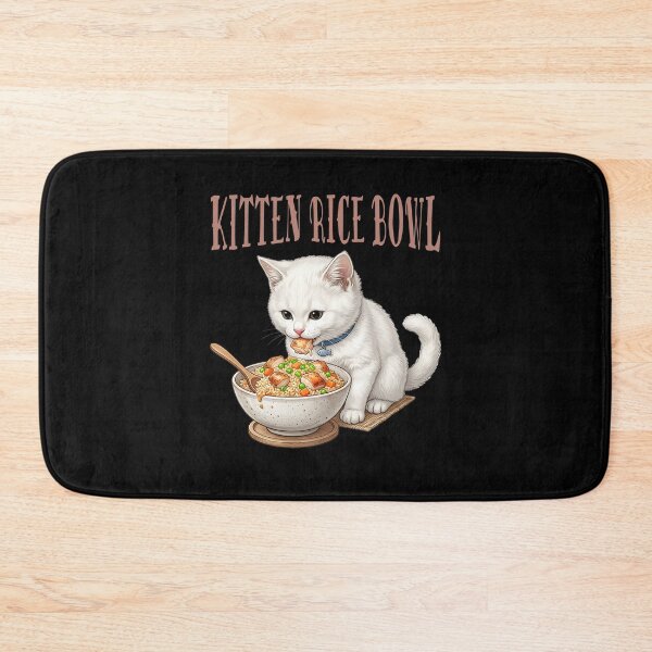 Item preview, Kitten Rice Bowl designed and sold by ReneMM.