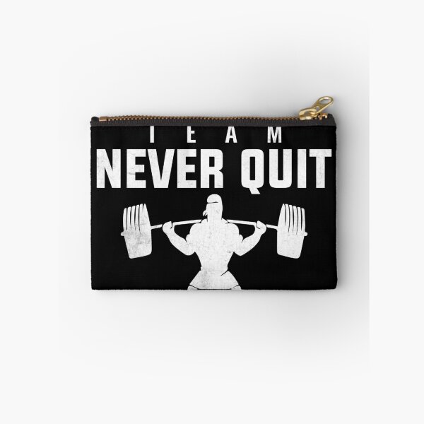 Item preview, Team Never Quit Workout Motivation Gym designed and sold by mdnrsakib.