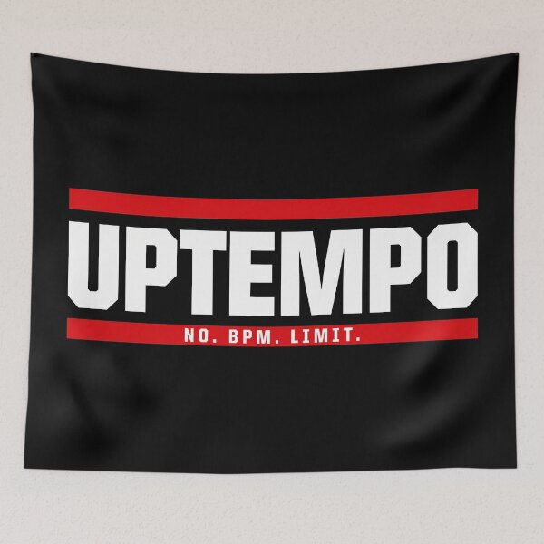Item preview, Uptempo Hardcore No BPM Limit Gabber Techno designed and sold by SPAZE-Typo.