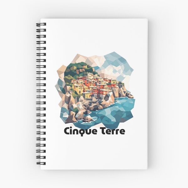 Item preview, Cinque Terre Italy Travel Poster - Abstract Italian Coastal Architecture Art designed and sold by OzzFrequency.