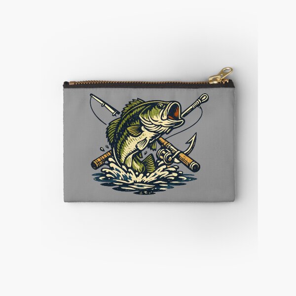 Item preview, Vintage Fishing Club Bass Fish Retro Emblem Outdoor Adventure designed and sold by Artycom.