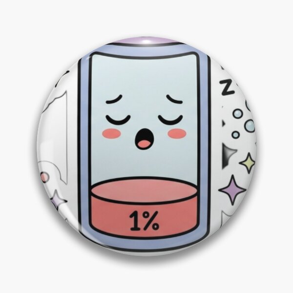 Artikelvorschau, Social Battery 1% Sticker | Niedliches Introvertierten-Meme | Kawaii Low Battery entworfen und verkauft von AdityaShop18.