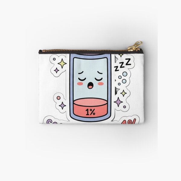 Artikelvorschau, Social Battery 1% Sticker | Niedliches Introvertierten-Meme | Kawaii Low Battery entworfen und verkauft von AdityaShop18.