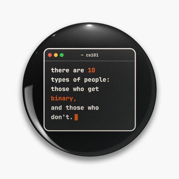 Item preview, There Are 10 Types Of People Binary Joke Computer Science designed and sold by LGTM Supply.