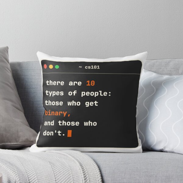 Item preview, There Are 10 Types Of People Binary Joke Computer Science designed and sold by LGTM Supply.