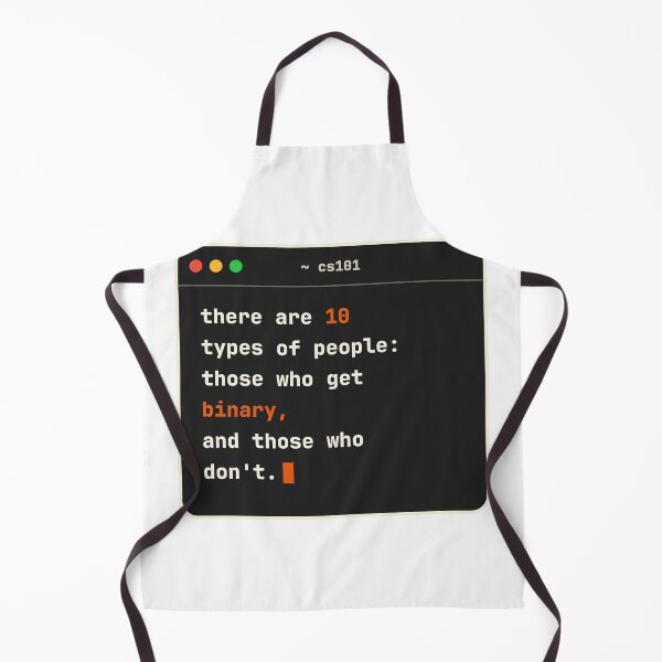 Item preview, There Are 10 Types Of People Binary Joke Computer Science designed and sold by LGTM Supply.
