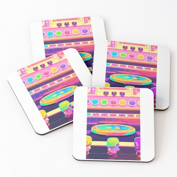 Item preview, Video Games - Vintage Gaming Culture, Ultra-Colorful Retro-Futuristic Style designed and sold by Reverso-Design.