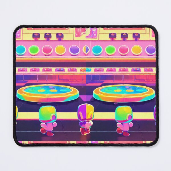 Item preview, Video Games - Vintage Gaming Culture, Ultra-Colorful Retro-Futuristic Style designed and sold by Reverso-Design.