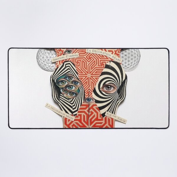 Item preview, Sacred Bull Skull Collage designed and sold by Mystikos Art.