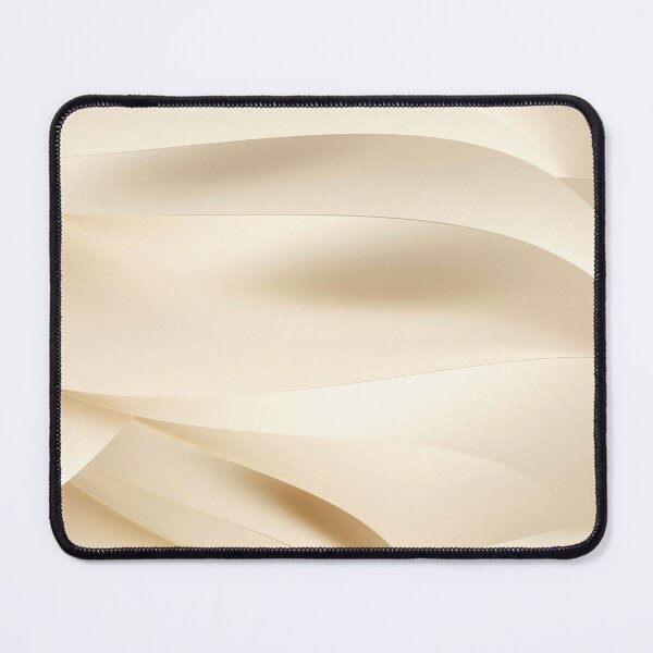 Item preview, Ivory Silk Waves – Abstract Cream Flowing Curves designed and sold by BuckaBaby.