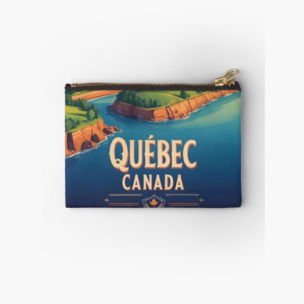 Item preview, Quebec Canada Vintage Travel Tourism designed and sold by TravelersGems.