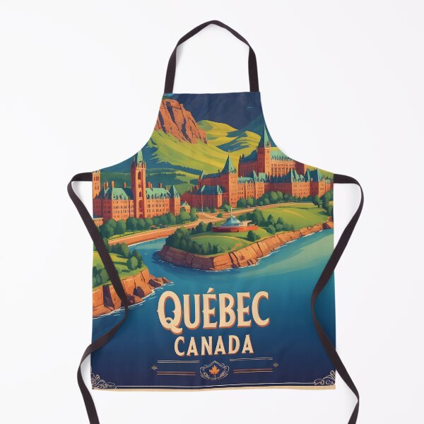 Item preview, Quebec Canada Vintage Travel Tourism designed and sold by TravelersGems.