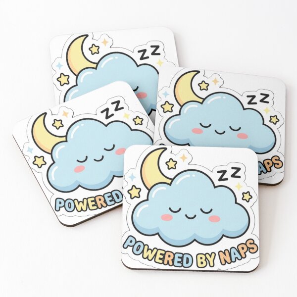 Artikelvorschau, Mit dem Sticker „Powered by Naps“ | Niedliche Schlafwolke | Kawaii-Geschenk für Schlafliebhaber entworfen und verkauft von AdityaShop18.
