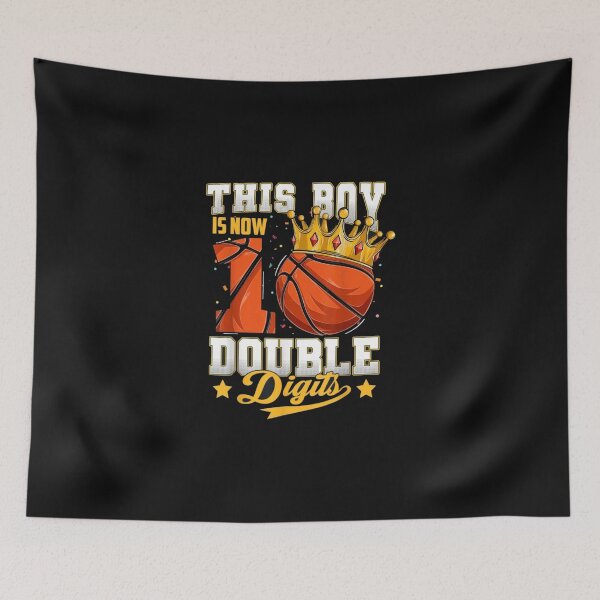 Item preview, This Boy Double Digits Ten Basketball 10 Year Old Birthday designed and sold by Gbriel3.