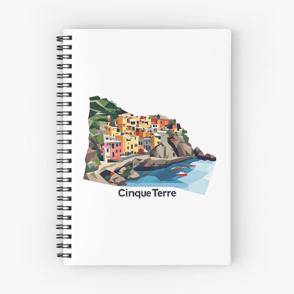 Item preview, Cinque Terre Italy Travel Poster - Abstract Italian Coastal Architecture Art designed and sold by OzzFrequency.