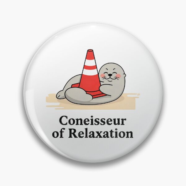 Item preview, Funny Seal Hugging Traffic Cone Cute Cartoon T-Shirt Design designed and sold by Evv_u.