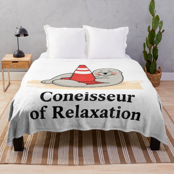 Item preview, Funny Seal Hugging Traffic Cone Cute Cartoon T-Shirt Design designed and sold by Evv_u.