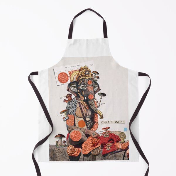Item preview, Lord Ganesha Mushroom Collage designed and sold by Mystikos Art.
