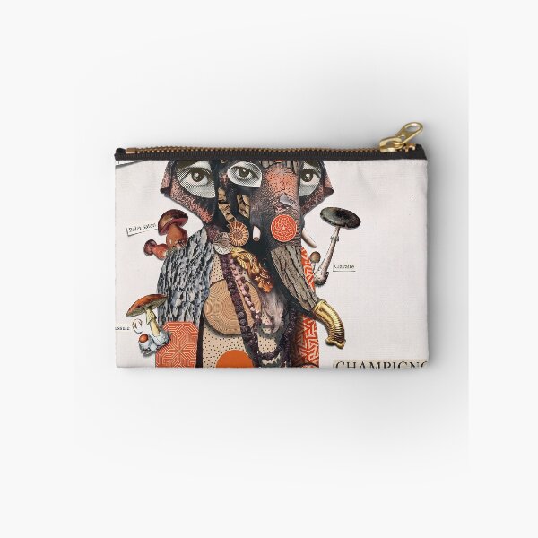 Item preview, Lord Ganesha Mushroom Collage designed and sold by Mystikos Art.