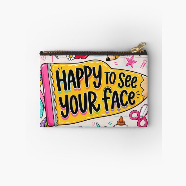 Item preview, Happy To See Your Face, Pennant Flag Teacher, First Day Of School, Back To School Teacher Gift, Elementary Teacher designed and sold by Sprinkle12345.