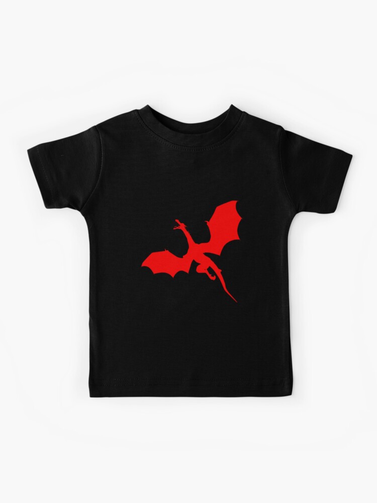 Flying Angry Red Dragon Design Upset Red Dragons Ready To Attack Kids T Shirt By Luckdragongifts Redbubble