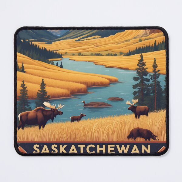 Item preview, Saskatchewan Canada Vintage Travel Tourism designed and sold by TravelersGems.