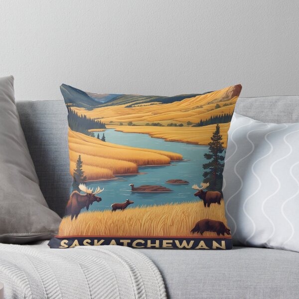 Item preview, Saskatchewan Canada Vintage Travel Tourism designed and sold by TravelersGems.