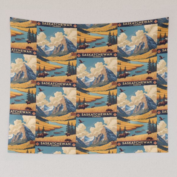 Item preview, Saskatchewan Canada Vintage Travel Tourism designed and sold by TravelersGems.